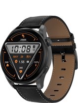 Belesy® NUMBER 3 - Smartwatch Heren – Smartwatch Dames - Horloge – Stappenteller – Calorieën - Hartslag – Sporten - Splitscreen - Kleurenscherm - Full Touch - Bluetooth Bellen - Le
