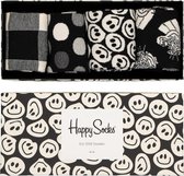 Happy Socks sokken - Happy Black White Gift Box - Unisex - Maat: 41-46