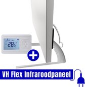 VH Ecosun Flex Elektrische Bijverwarming - infrarood - 60x60 - 300W - Echo Wifi Thermostaat