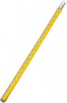 potlood tand junior 18,7 cm hout geel