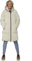 Brisbane padded puffer coat off white-M