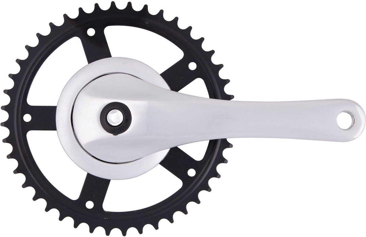 Mijnen Pieper Rock 1s Crankstel Zilver 170 mm / 44t
