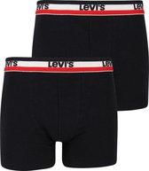 Levi's Boxershorts 2-Pack Zwart - maat S