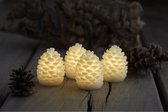 wax engel | 2 stuks | ledverlichting | 8 cm | Sirius | kerst decoratie | kerstverlichting | engel