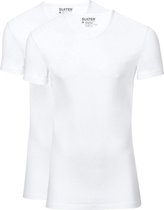 Slater 2-pack Stretch V-hals T-shirt Wit - maat XL