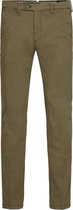 Profuomo Chino Garment DYE Groen - maat W 32 - L 32
