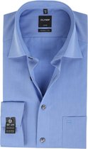 OLYMP Overhemd SL7 Blauw Chambray - maat 38