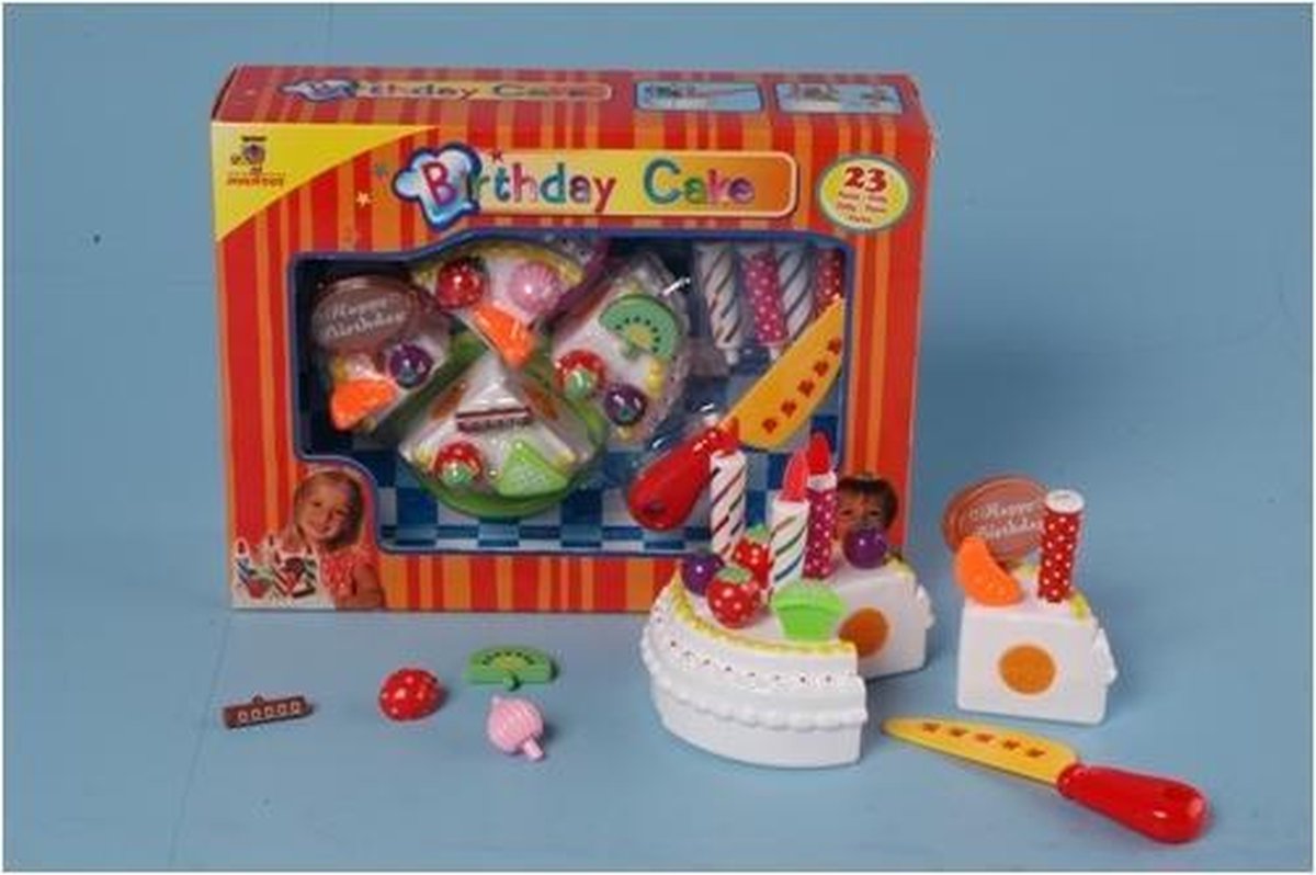 Johntoy Home and Kitchen verjaardagstaart - Speelgoedeten en -drinken - In vensterdoos — afbeelding 7