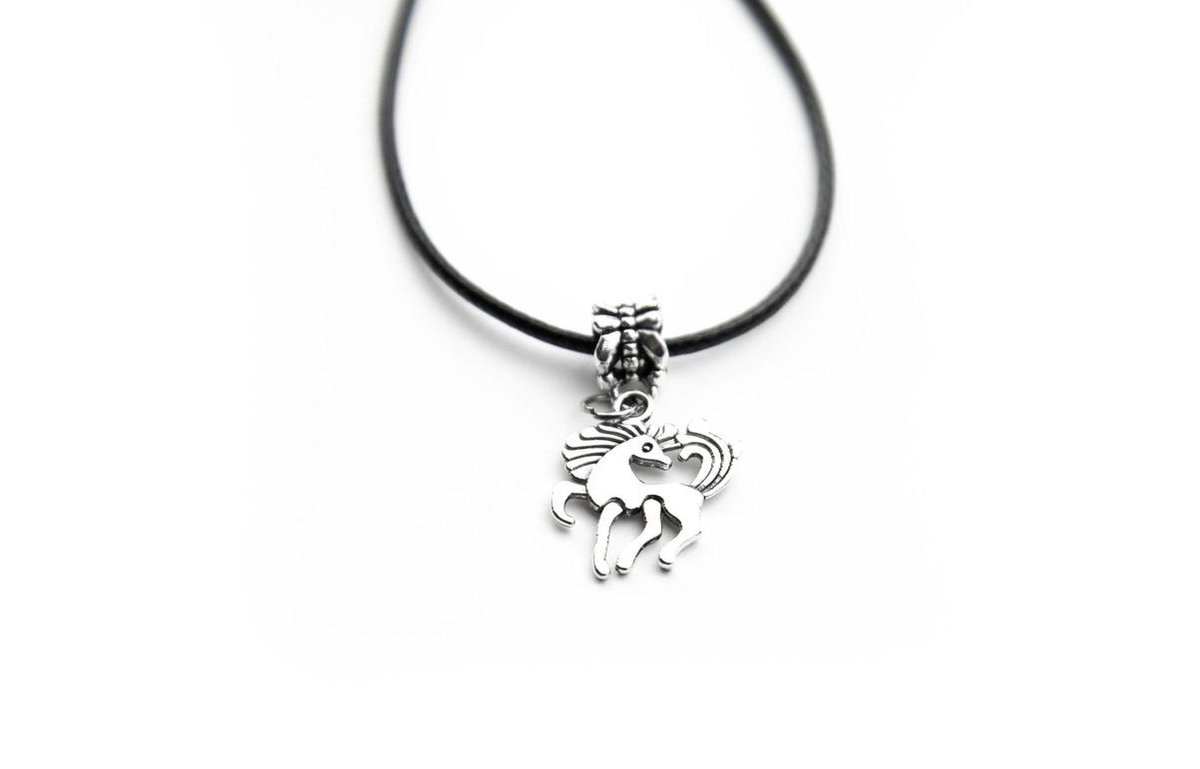 GoedeDoelen.Shop | Veterketting Happy Horse | Paarden Ketting | Paarden Sieraad | Vriendschapsketting | Dieren Sieraad | Dierenwelzijn | Cadeautje | Love Horses | Happy Horse | Wellness-House