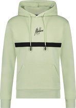 Malelions Men Tonny Hoodie - Sage Green/Black - XS