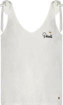 DEELUXE Tanktop met strikbandjes PARADISE Off White
