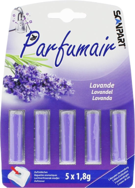 Sport As Geslaagd Parfumair geurstaafjes voor stofzuiger - Lavendel geur -  Stofzuigerverfrisser -... | bol.com