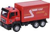 vrachtwagen rood 12 cm