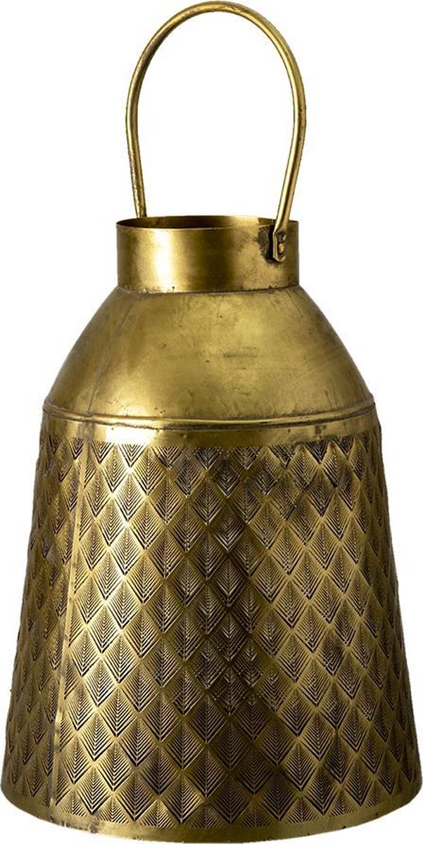 Clayre & Eef Decoratie Emmer Ø 29x38 cm Koperkleurig IJzer