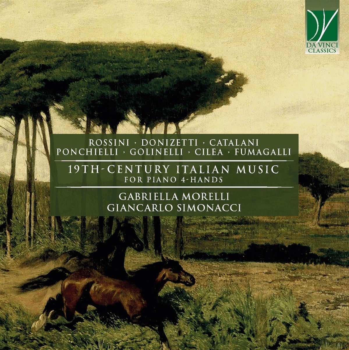 Gabriella Morelli & Giancarlo Simonacci - 19th-Century Italian Music For Piano 4-Hands (CD)