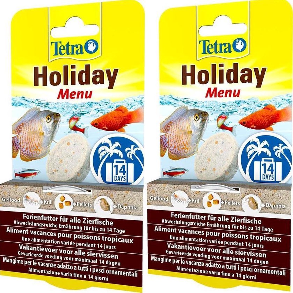 Tetra Holiday menu - Vakantie menu 30gr - 2 stuks