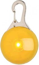 sleutelhanger led junior 3,2 x 5,4 cm geel