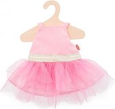 poppenkleding balletjurk roze 35-45 cm