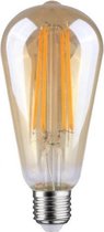 LED Filament lamp 6,5W | Edison | Amber | ST64 | Dimbaar | 2700K - Warm wit