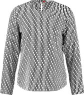 GERRY WEBER Dames Blouseachtig shirt met contrasterende print