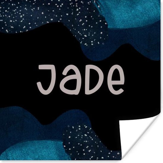Poster Jade - Pastel - Meisje - 50x50 cm