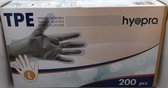 Hy@pro TPE Handschoenen - Thermoplastic - Plastic - Elastomer Gloves 200 Stuks L