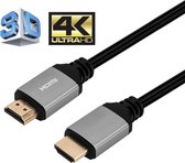 HDMI 2.0 kabel - Premium high speed - 4K (60 Hz) - Full HD 1080p - Ethernet - 3D - ARC - Male naar male - Geschikt voor TV - DVD - Laptop - PC - Beamer - Monitor - 10 meter