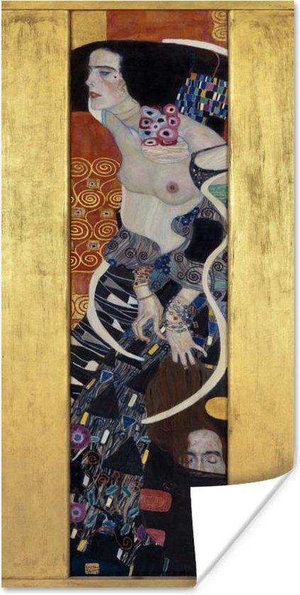 Poster Judith II Salomè - Gustav Klimt - 20x40 cm