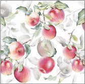 2 verpakkingen Ambiente - Servetten - 25 x 25 cm - Fresh Apples Green - Herfst - Najaar