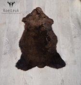 Schapenvacht natuurlijke kleur bruin
