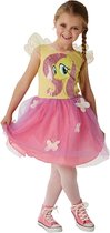 Rubies - My Little Pony Kostuum - My Little Pony Fluttershy Pegasus Paard - Meisje - geel,roze - Maat 104 - Carnavalskleding - Verkleedkleding