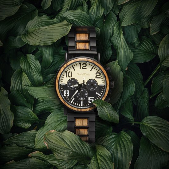 micro Madeliefje tempo Northwatch official | Eagle | houten horloge heren | plant 3 bomen met uw  aankoop | bol.com