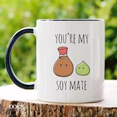 You Are My Soul Mate- Customized mokken en bekers - mokken met tekst - mokken - bekers - cadeautje - cadeau voor vrouw - cadeau vor man - keramiek servies - cadeautje voor haar - cadeautje vo