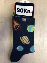 SOKn. trendy sokken PLANETEN maat 40-46  (Ook leuk om kado te geven !)