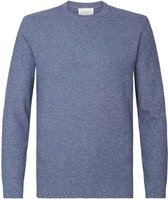 Profuomo Pullover Garment Dye Blauw - maat XL