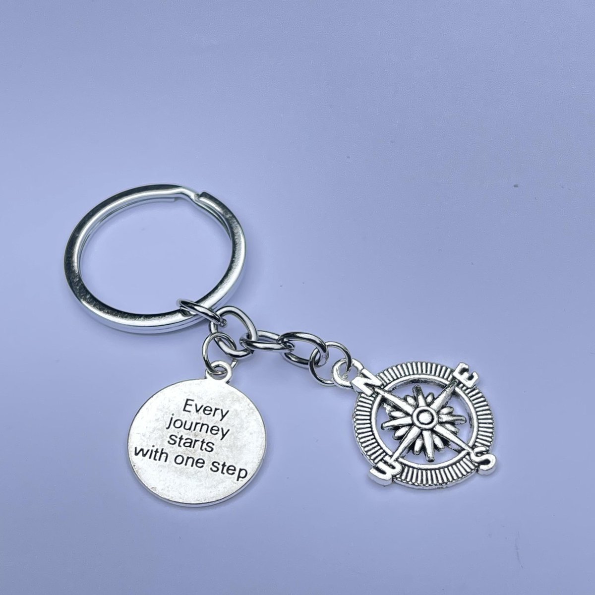 Porte-clés unique Présent Porte-clés d'amitié avec pendentif de