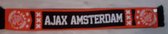 Ajax sjaal rood zwart - supporterssjaal - AFC Ajax Amsterdam.