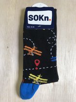 SOKn. trendy sokken VLIEGTUIG maat 40-46  (Ook leuk om kado te geven !)