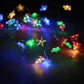 Instalights - Kerstverlichting - Fairy Lights - Twinkle Stars - Kerstlampjes - Kerstdecoratie - Lampjes Slinger - Multicolour - 2x AA Batterijen Gratis Erbij - Sterren LED Lampjes