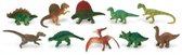 speelset dinosaurussen junior 4-7,5 cm 48 stuks