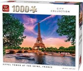 Legpuzzel Eiffeltoren bij de Seine 1000 Stukjes