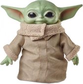 speelfiguur Yoda junior 28 cm katoen groen/bruin