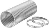 Lüftungsschlauch 100 mm Aluminium semi-flexibel (3 Meter) - Anthrazit