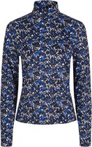 Pieces PCNEELA LS ROLLNECK TOP D2D Deep Ultramarine Dames Top - Maat XL