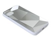 Apple iPhone 11 | Spiegel Facet hoesje | Beschermhoesje - Backcover | Spiegelhoesje - Mirrorcase | Diamant - Diamond | ZILVER - SILVER