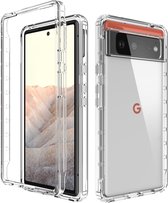 Google Pixel 6 Hoesje Volledig Schokbestendig Cover Transparant