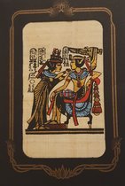 Papyrus - Toutankhamon - Ankhesenamun - 16 x 11 cm