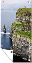 Tuinposter Steile Kliffen van Moher in Ierland - 30x60 cm - Tuindoek - Buitenposter