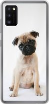 Geschikt voor Samsung Galaxy A41 hoesje - Hond - Huisdieren - Portret - Siliconen Telefoonhoesje