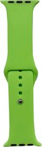 Hidzo Horlogebandje - Geschikt Voor Apple Watch Series 1/2/3/4 - 42MM / 44MM - Siliconen - Groen